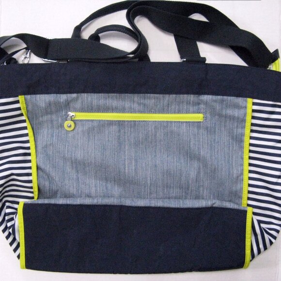 Kipling New Shopper XL True Blue Multi Large Tote Bag Crossbody Patchwork NWT - Picture 11 of 11